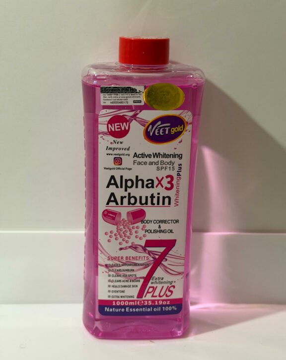 VEET GOLD AlphaX3 Arbutin Body Corrector Oil 1000ml